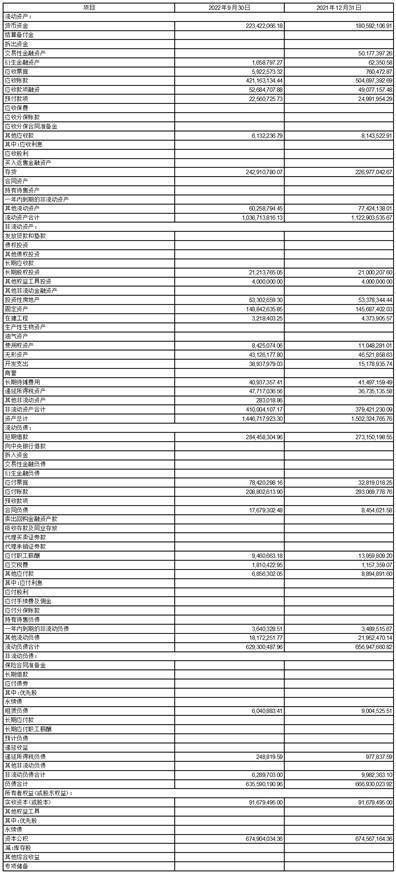 深圳市有方科技股份有限公司2022第三季度报告