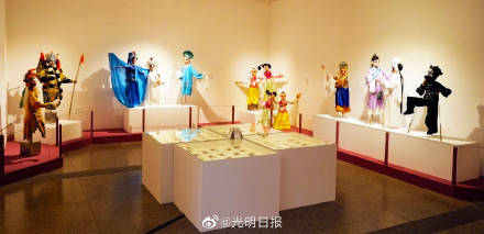 陕西四川皮影木偶艺术在澳门展出