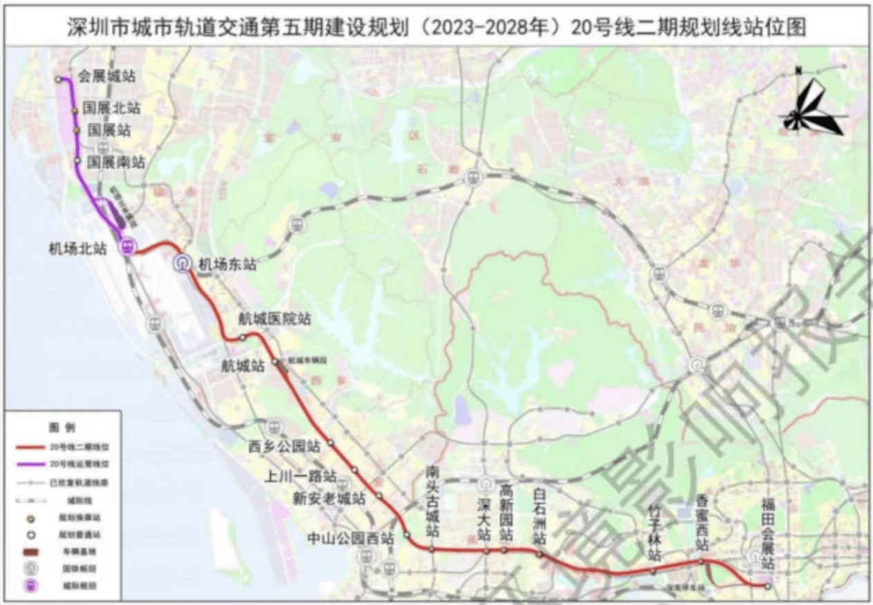 规划线路总长185.6公里，深圳地铁五期11条线开工