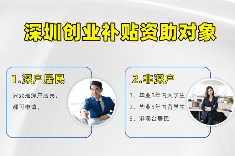 划重点！！深圳创业申请创业补贴必看