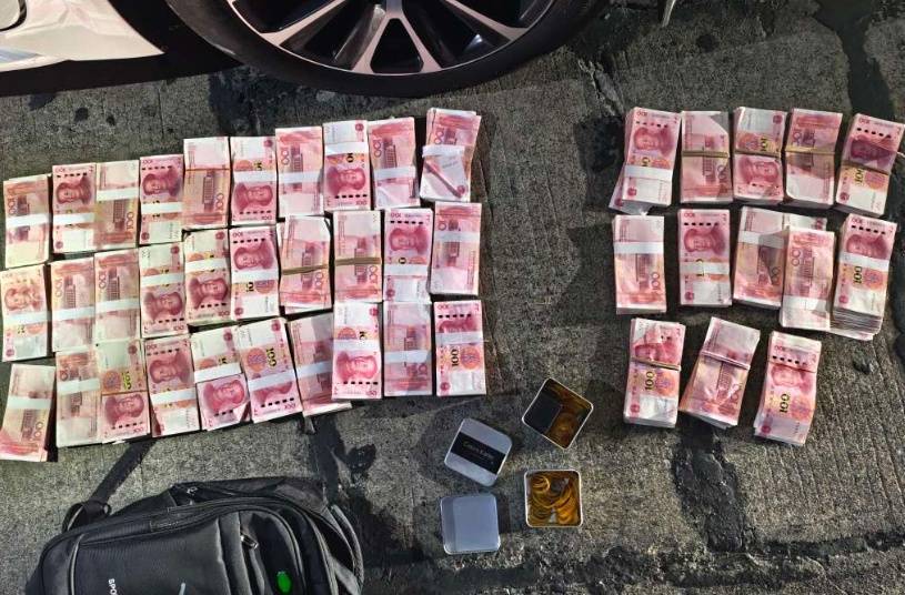 浙江一姑娘以奶茶为记号，竟然在草丛里藏了11万现金！