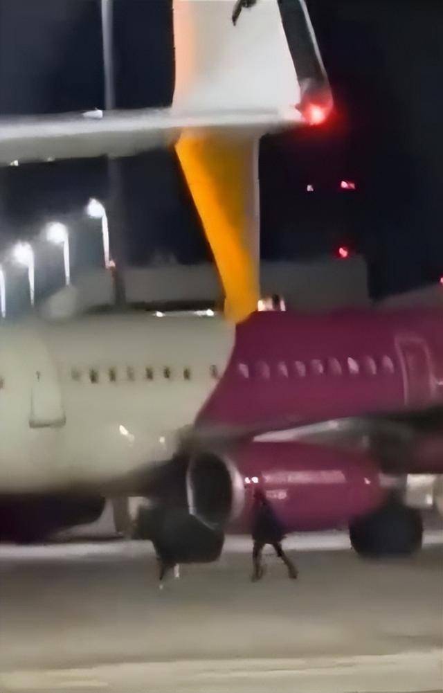 在德国错过登机，两男子神操作：跑上停机坪挥手拦截滑行飞机