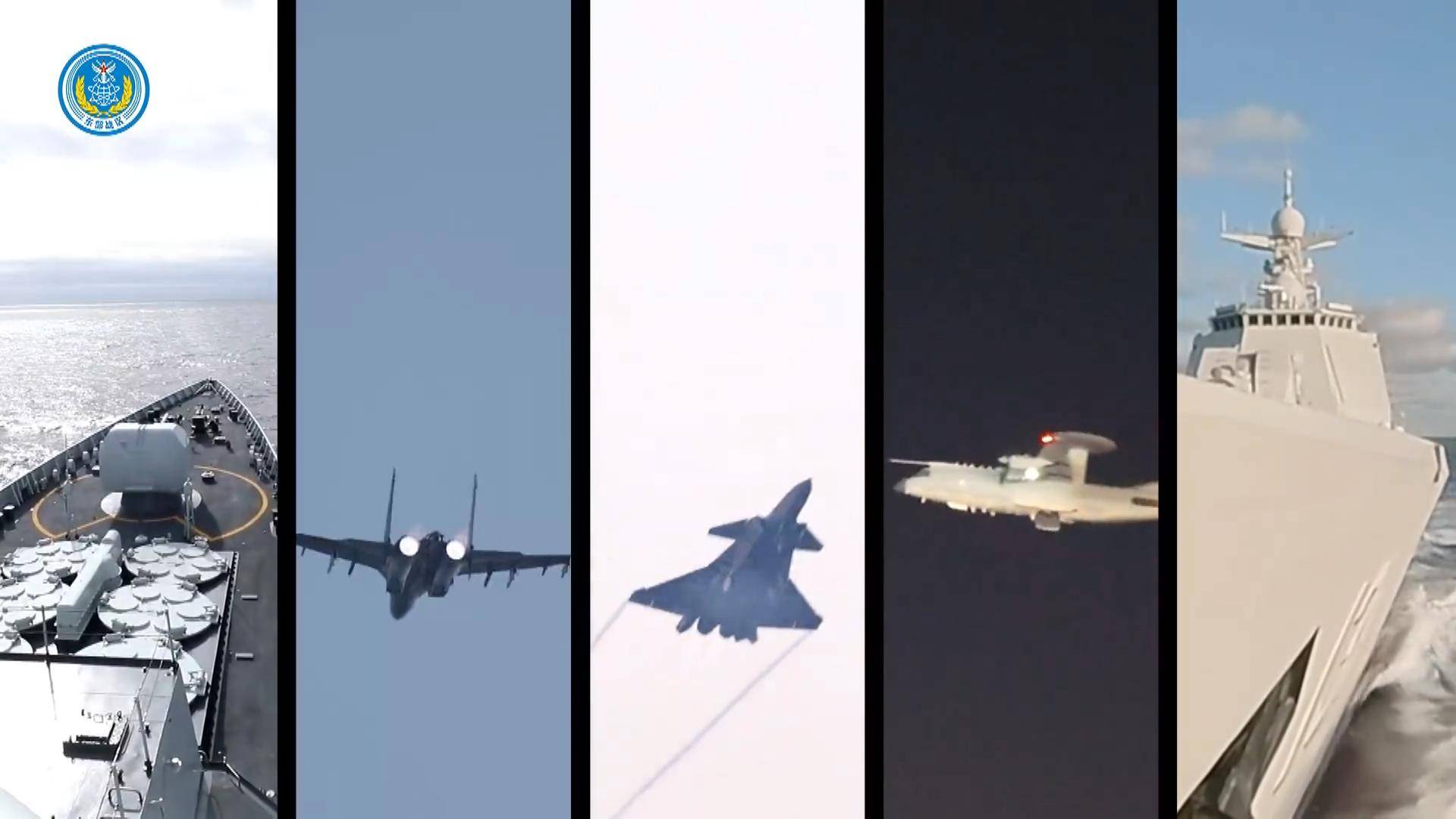 8个台军中将通报：解放军89架战机出击，055开火，075舰逼近台岛