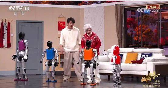热搜爆了！机器人“扎堆”上春晚，表演翻跟头、“伸头”绝技、蔡明时隔多年又和机器人联动了